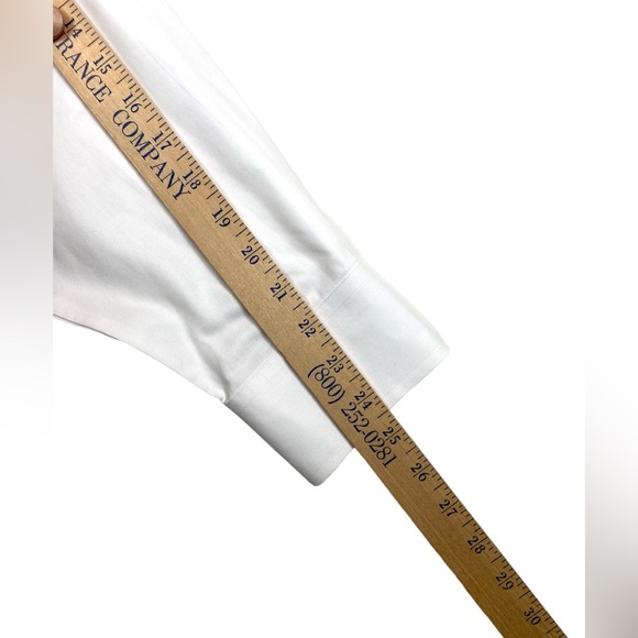 Charles Tyrwhitt Men's Long Sleeve Button Down White Shirt Non-Iron 16.5/34 - Picture 6 of 11